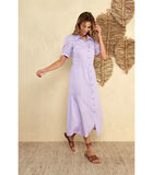 Zomerse jurk in lila kleur image number 0