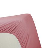 Hoeslaken Cotton Uni Roze Katoen (hoek 35 cm) image number 2