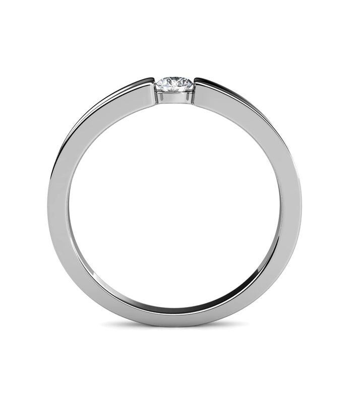 Eenvoud Ring - Oostenrijks Kristal image number 4
