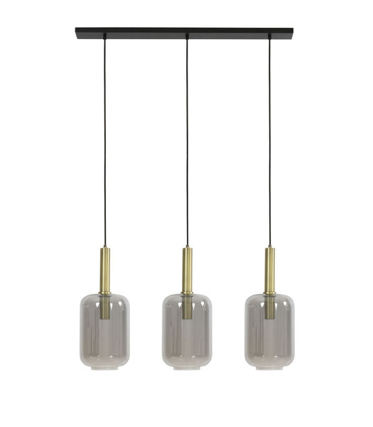 Hanglamp Lekar - Antiek Brons - 100x22x32cm - 3L