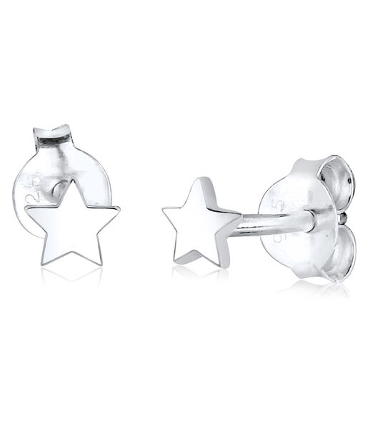 Boucles D'oreilles Sterne Stars Astro Stern Trend 925 Silber