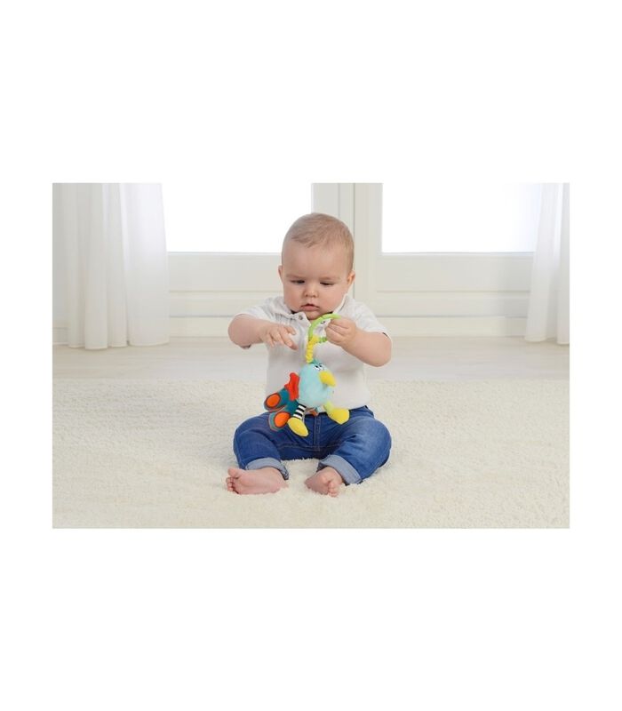 Toys baby speelgoed Classic pauw Pierre - 19 cm - kraamcadeau meisje / jongen - 0 jaar / 6 maanden image number 3