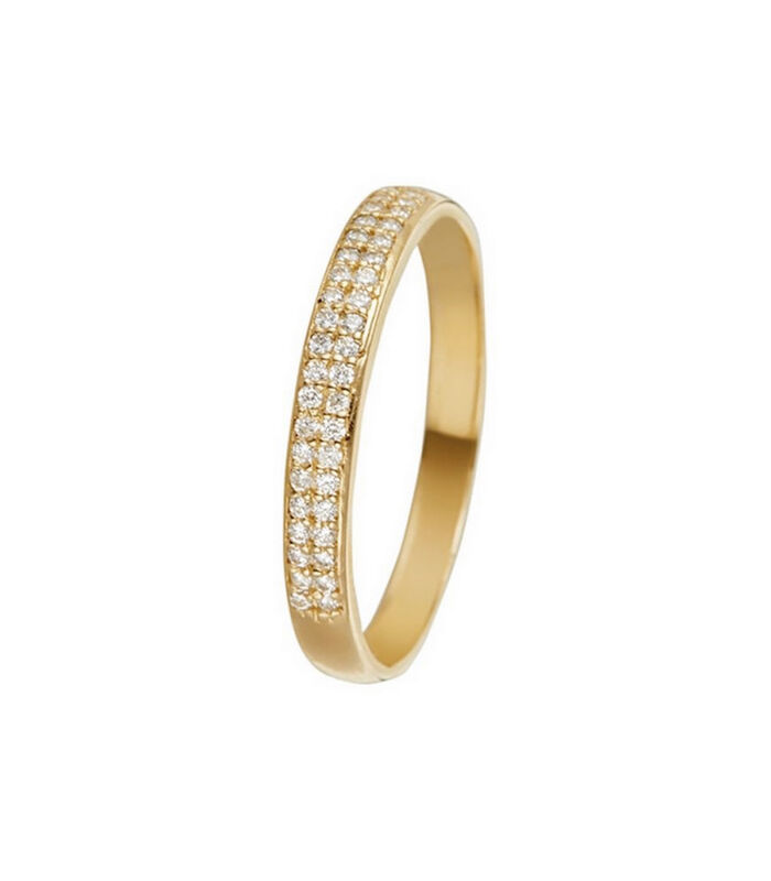 Ring "Justesse" Geel goud image number 2