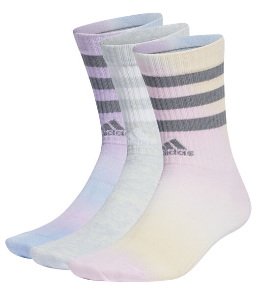 Set van 3 paar hoge sokken 3-Stripes