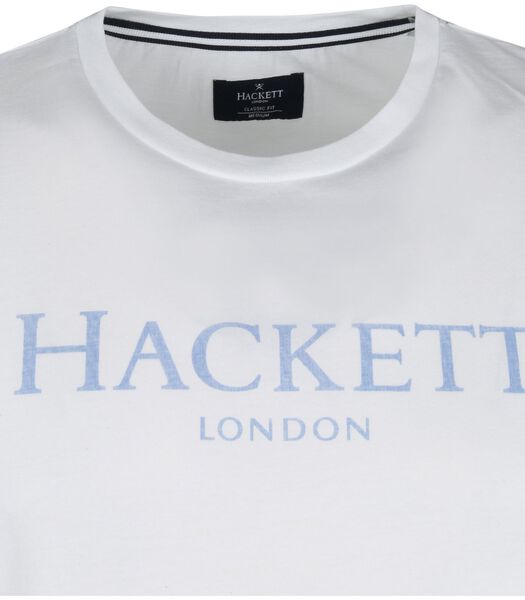 Hackett T-shirt Logo Wit