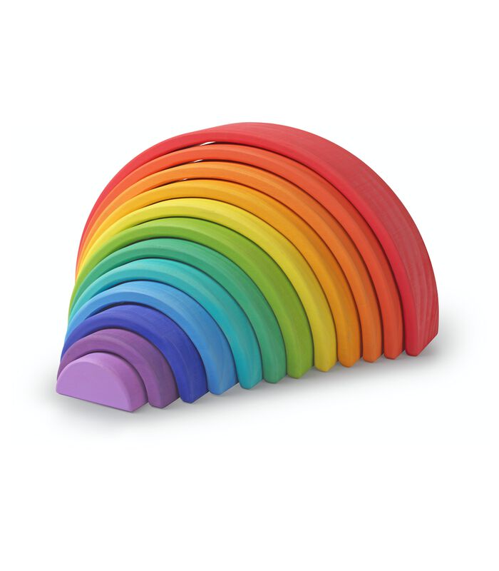houten speelgoed regenboog groot - Meerkleurig image number 2