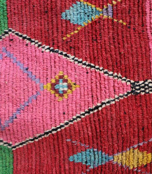 Tapis de couloir Berbere marocain pure laine 82 x 340 cm