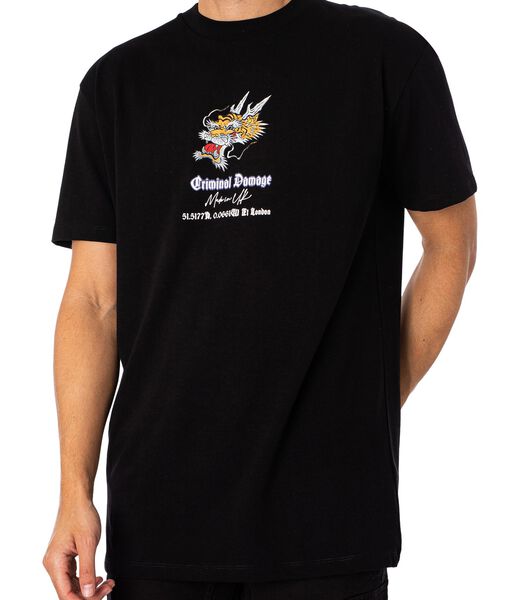 Dragon Tiger Fight Back T-Shirt Graphique