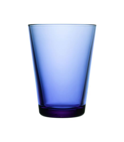 Kartio, verre 40cl bleu ultramarine 2pcs