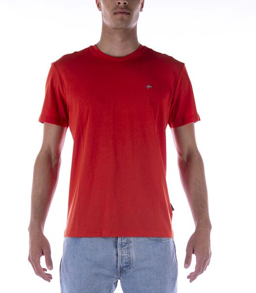 Napapijri Rood Logo T-Shirt