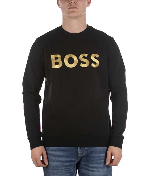 Sweat-Shirt Boss Salbo 1 Or Noir