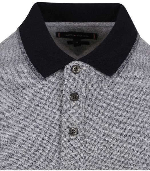 Tommy Hilfiger Poloshirt Mouline Tipped Navy