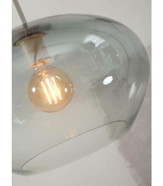 Hanglamp Bologna - Grijs - 35x35x23cm