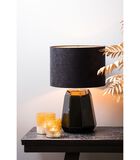 Lampe de table Shiva/Velours - Noir/Noir - Ø30x62cm image number 4