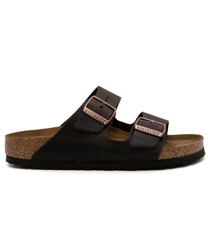 Pantoufles Birkenstock Arizona Habana Noires image number 0