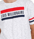 Pyjama short t-shirt Millionnaire Lois blanc image number 3
