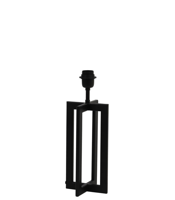 Lampe de table Mace/Velours - Noir/Vert Olive - Ø30x56cm image number 1