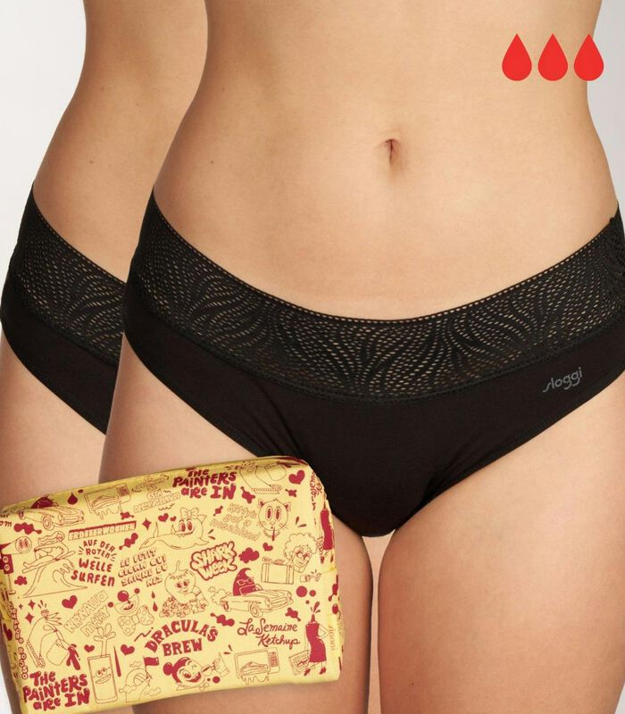 Menstruatie Slip 2 pack Period Pants Tai Heavy image number 0
