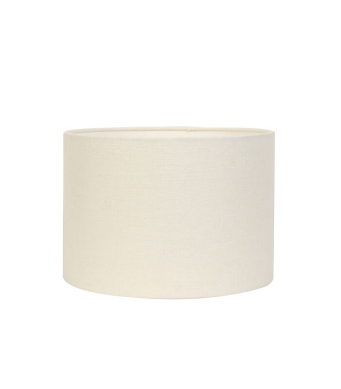 Abat-jour cylindrique Livigno - Blanc - Ø20x15cm image number 0