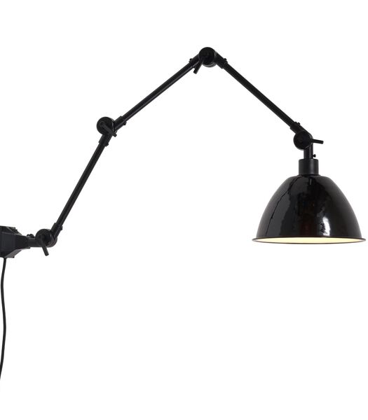 Hang-/Wandlamp Amsterdam - Zwart/Zwart - 100x25x80cm