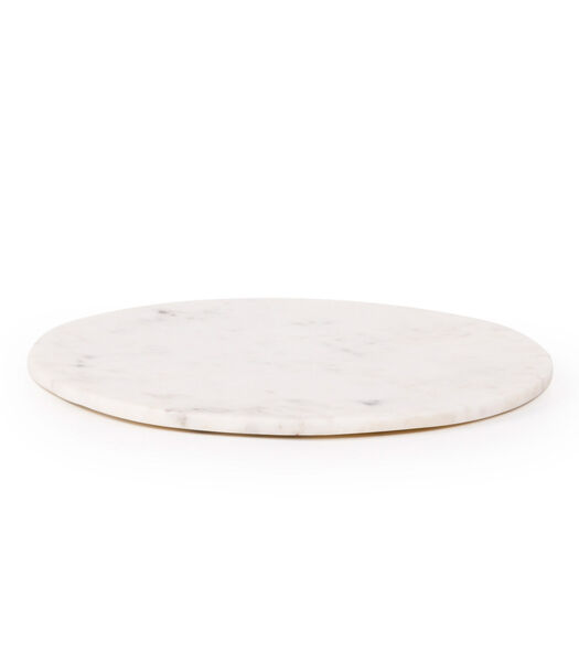 MAX Medium planche à découper en marbre (35cm) blanc