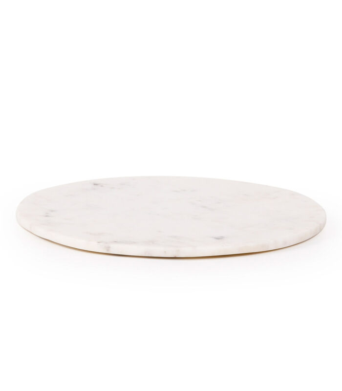 MAX Medium planche à découper en marbre (35cm) blanc image number 0