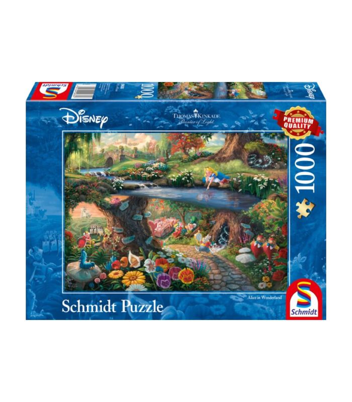 puzzel Disney Alice in Wonderland - 1000 stukjes - 12+ image number 0