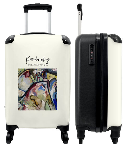 Ruimbagage koffer met 4 wielen en TSA slot (Kunst - Kandinsky - Kleuren - Oude meester)