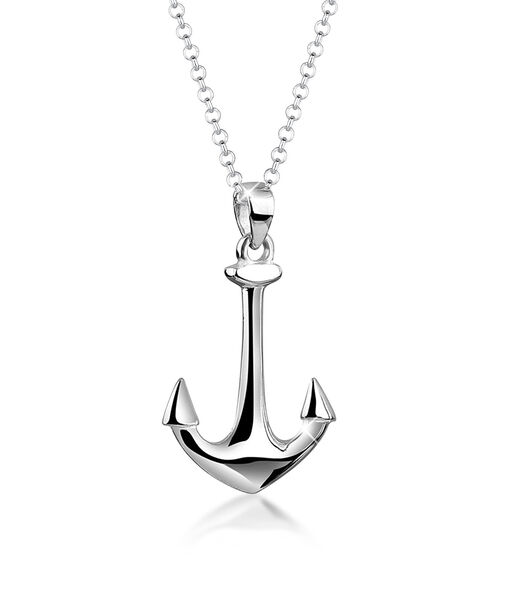 Halsketting Anker Anhänger Symbol Maritim Meer 925 Silber