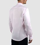 Strijkvrij Overhemd - Roze - Slim Fit - Poplin Katoen - Lange Mouw image number 3