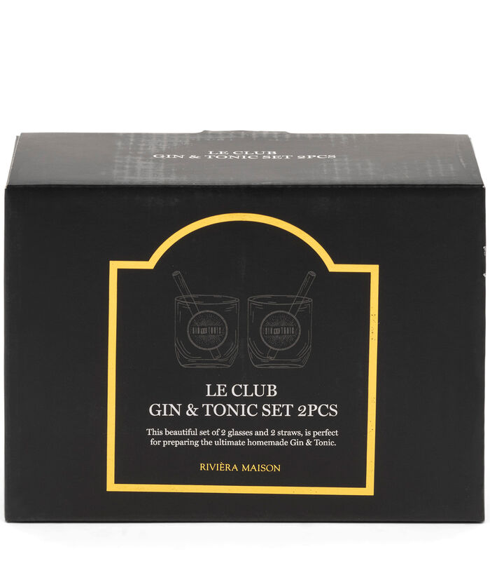 Gin Tonic Glass - Le Club Gin & Tonic - Transparent - Lot de 2 image number 3