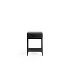 Black Piano - Table de chevet - noir - acacia - 1 tiroir - 1 tablette image number 2