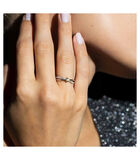 Ring 'Joli Solitaire' witgoud en diamanten image number 1