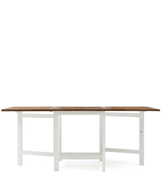 Riviera Maison Eettafel Uitschuifbaar - Wooster Street Dining Table Extendable - 80x70/200 cm - Wit