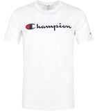 Champion T-Shirt Script Logo Blanc image number 0