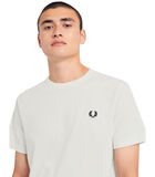 Fred Perry T-Shirt Met Crew-Hals image number 4