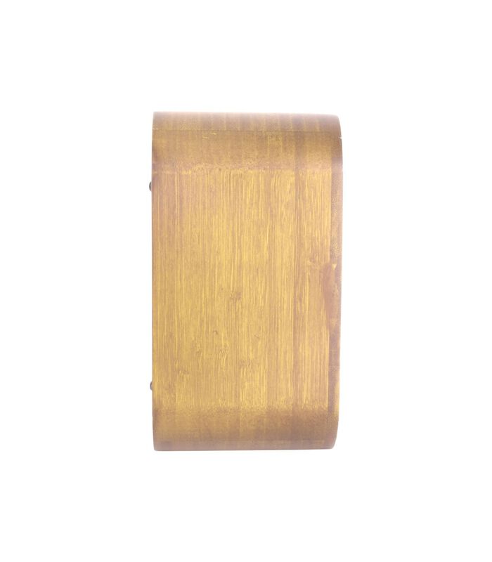 Wand-/Tafelklok Matiz - Bamboe Mosgroen - 37x9x16cm image number 2