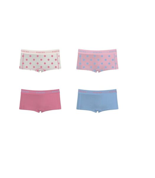 Short 4 pack Pclogo Lady Boxers