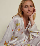 Eclatante - Pyjama long en satin de soie image number 2