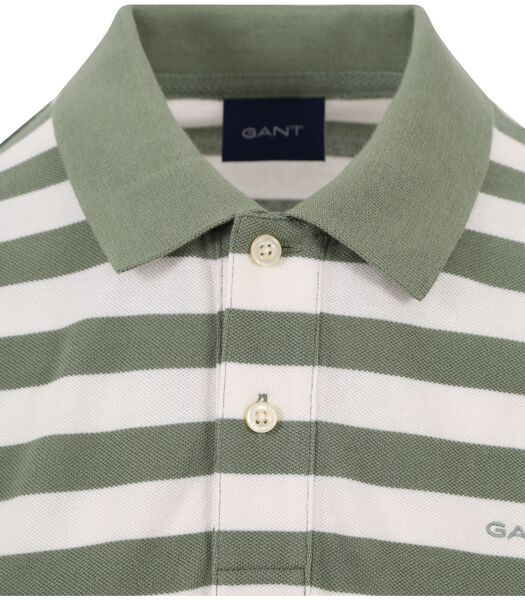 Gant Polo Rayures Vert