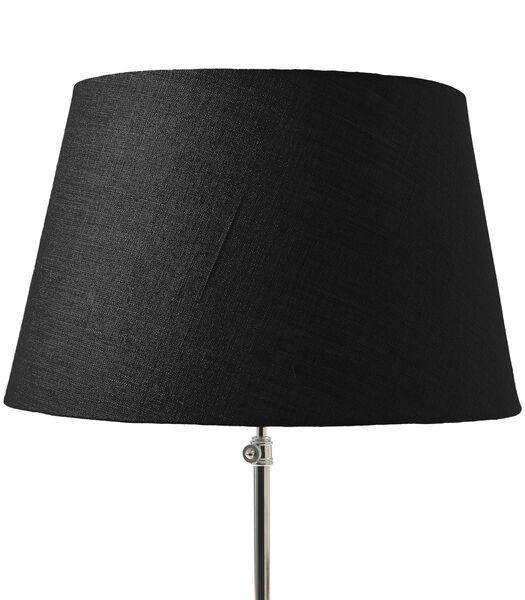 Lampenkap 42x55 - Classic Natural Linen Lampshade - Zwart
