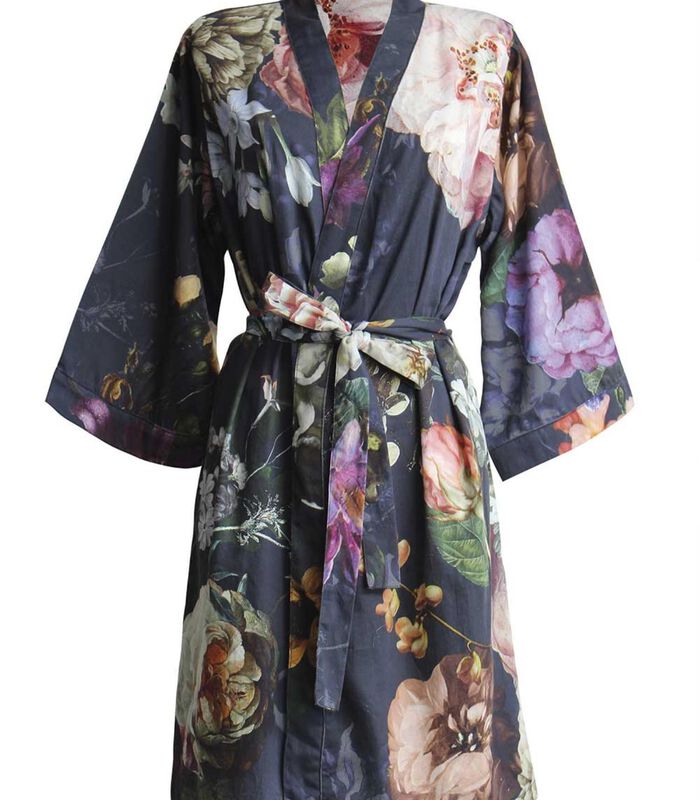 FLEUR - Kimono - Nachtblauw image number 0
