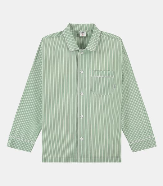 Pyjama hemd - Green Doubles Pyjama Shirt - Pockies®