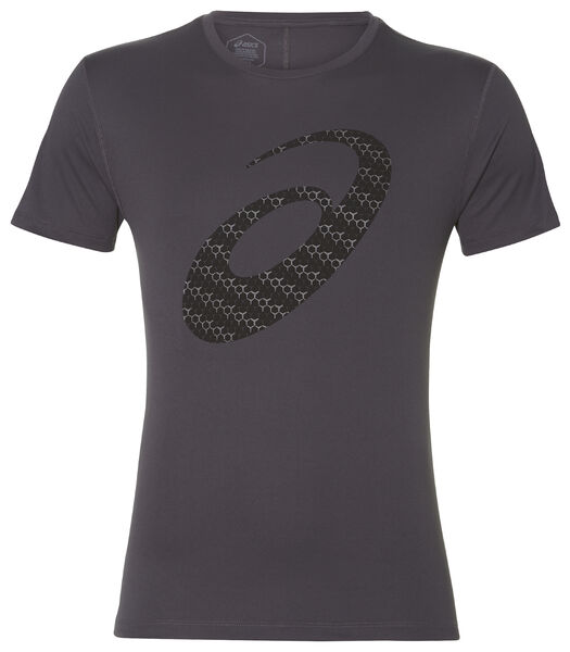 T-shirt Silver Graphic Top