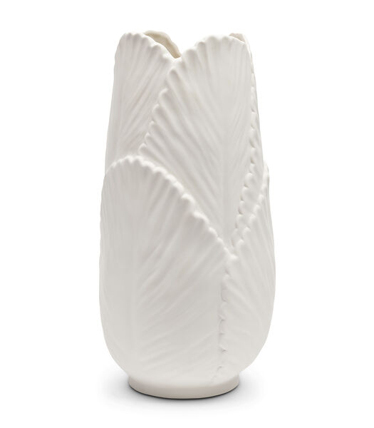 Foliage - Vase Blanc Vase à fleurs en faïence
