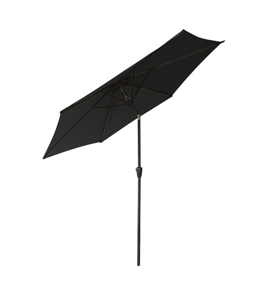 HAPUNA rechte ronde paraplu 2,70m diameter zwart
