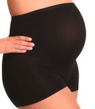 Seamless zwangerschaps Boxershort met shapewear effect Zwart image number 0
