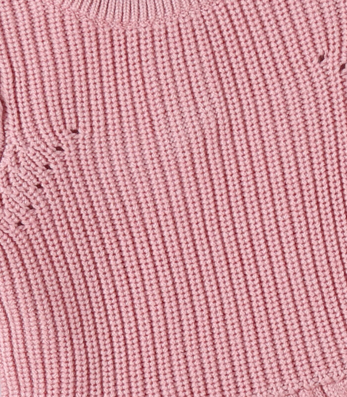 Jurkje uit tricot, donkerroze image number 2