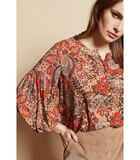 Hippe bloes met kleurrijk retro dessin image number 2