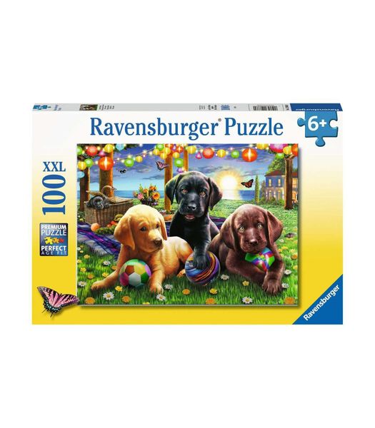 puzzle Pique-nique des chiens 100p